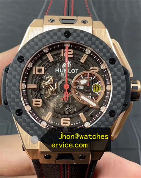 hublot big bang ferrari king gold replica